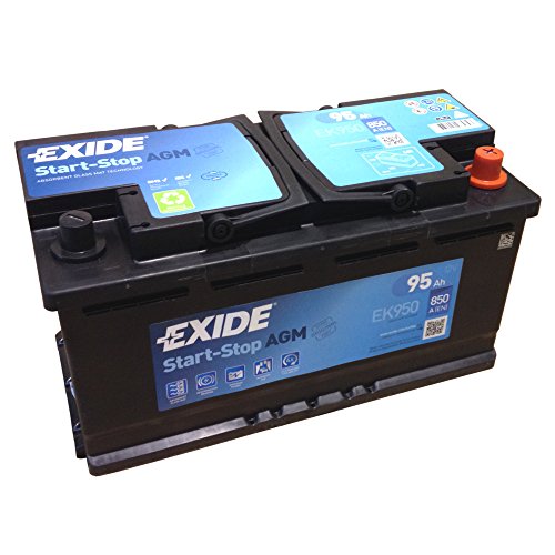 EXIDE AGM Start-Stopp-Batterie EK 950 EN (A): 850...